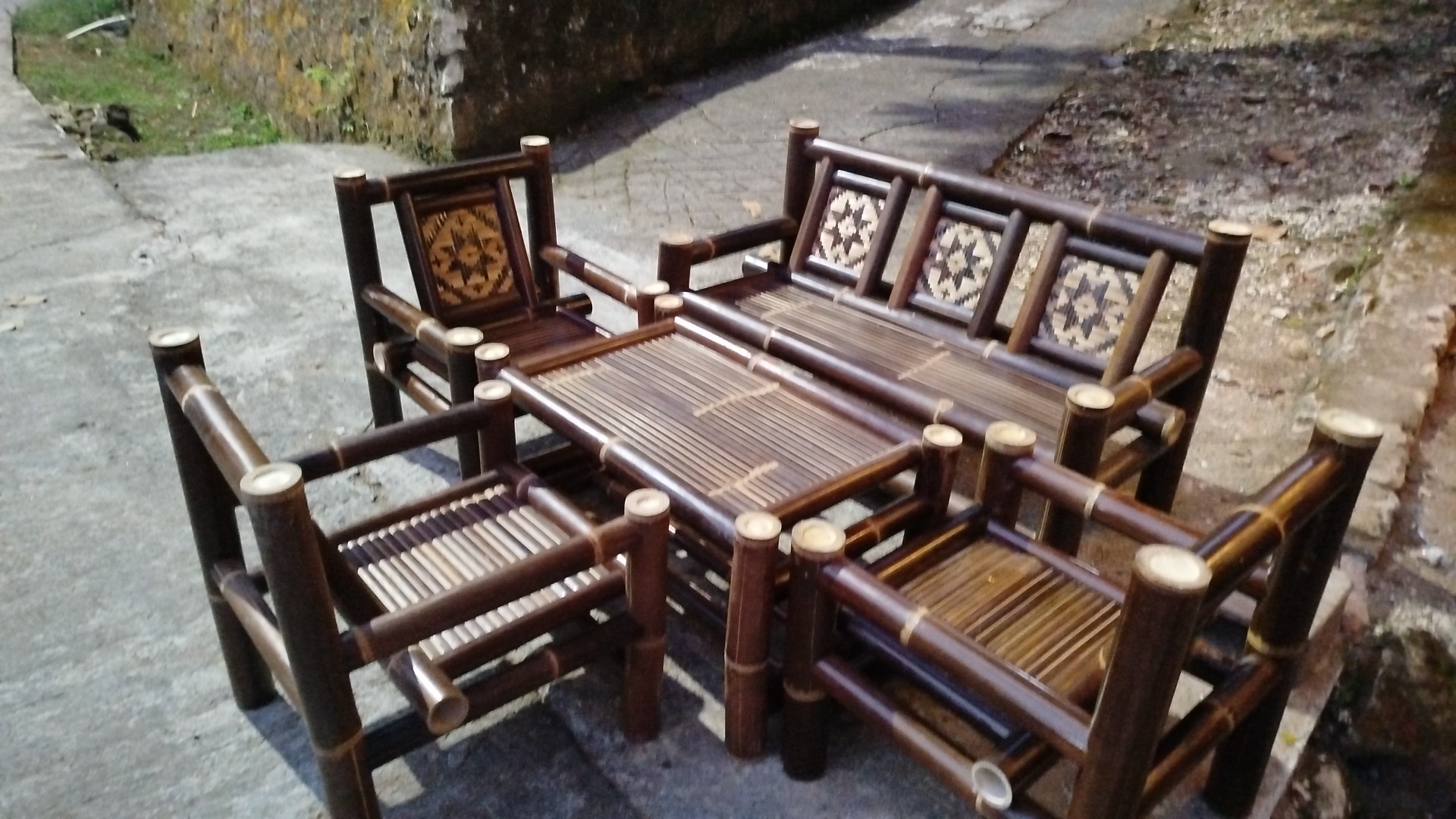Kursi bambu murah